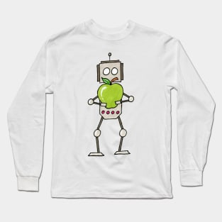 Green Apple bot Long Sleeve T-Shirt